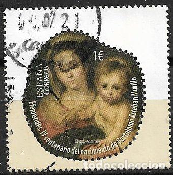 Sellos: 2017 IV Centen&ordm; nacimiento Murillo, EDIFIL n&ordm; 5125 (o)