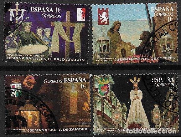 Sellos: 2017 Tradiciones y Costumbres, Semana Santa, EDIFIL n&ordm; 5136 / 9 (o)