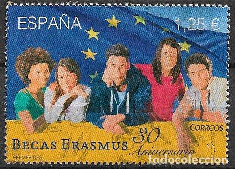 Sellos: 2017 30 a&ntilde;os de las Becas Erasmus, EDIFIL n&ordm; 5168 (o)