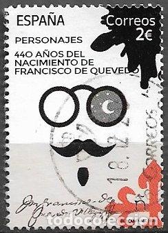 Sellos: 2020 Personajes, Quevedo, EDIFIL n&ordm; 5428 (o)