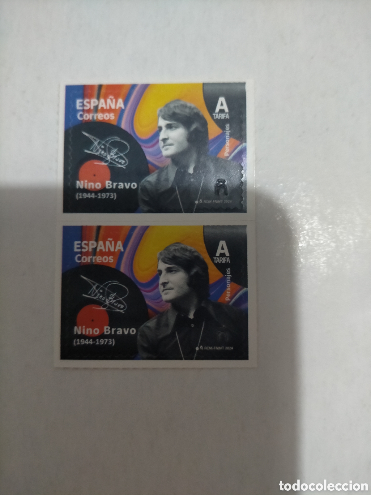 Sellos: SELLO ESPA&Ntilde;A 2024 EFEMERIDES NINO BRAVO( 1944-1973) NUEVOS