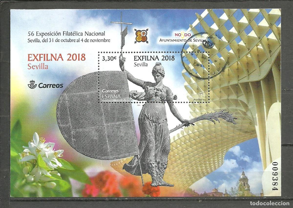 Sellos: ESPA&Ntilde;A 2018 - EDIFIL NRO. 5264 HB - USADO