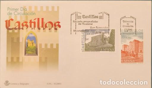 Sellos: Sobre Primer D&iacute;a de Circulaci&oacute;n (FDC) - Serie &rdquo;Castillos&rdquo; (Recinto amurallado de Tortosa) - 2001