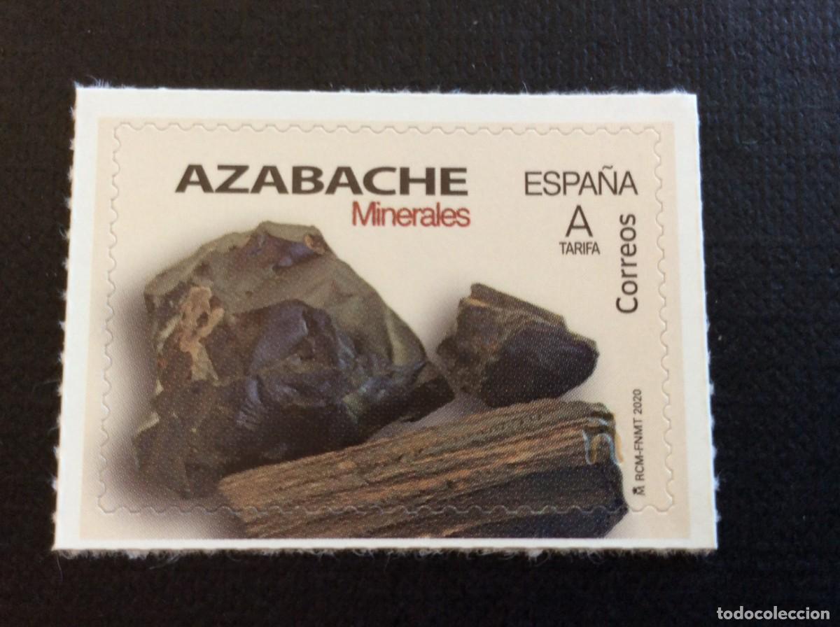 Sellos: ESPA&Ntilde;A N&ordm; EDIFIL 5404*** A&Ntilde;O 2020. MINERALES. AZABACHE