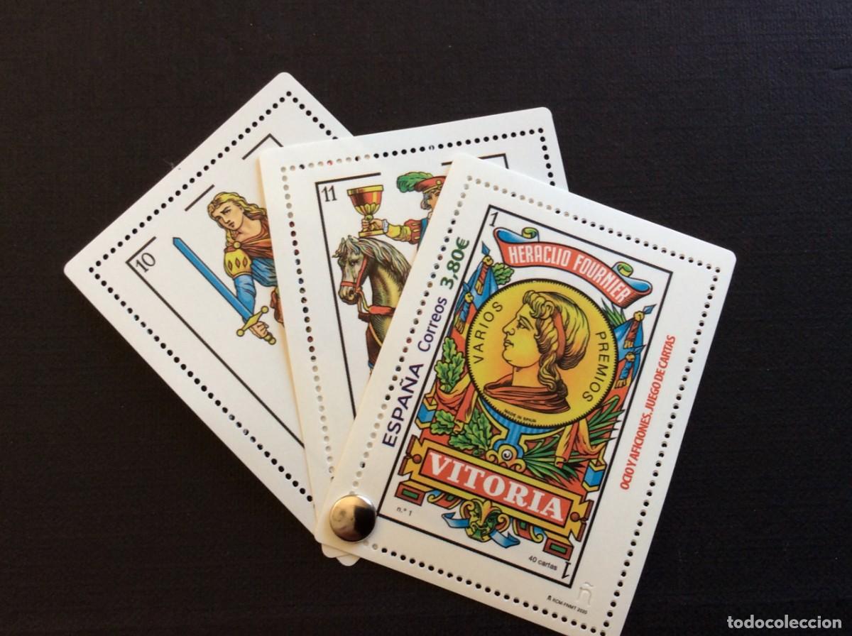 Sellos: ESPA&Ntilde;A N&ordm; EDIFIL 5409*** A&Ntilde;O 2020.OCIO Y AFICIONES. JUEGO DE CARTAS