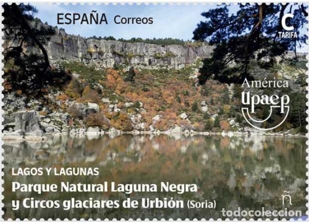 Sellos: ESPA&Ntilde;A 2026 UPAEP LAGOS Y LAGUNAS PARQUE NATURAL LAGUNA NEGRA Y CIRCOS GLACIARES DE URBI&Oacute;N ED 5953