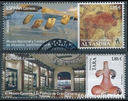 Sellos: ESPA&Ntilde;A 2025 MUSEOS SET 2V USADOS ED 5819-20 YT 5580-81