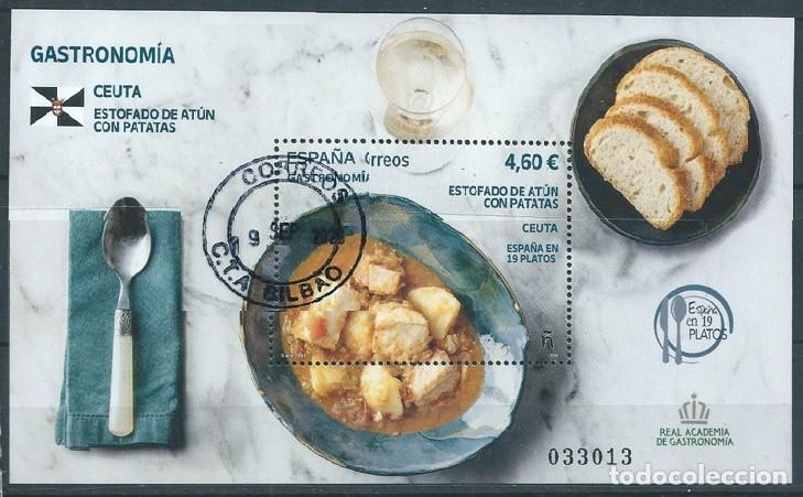 Sellos: ESPA&Ntilde;A 2025 HB ESPA&Ntilde;A EN 19 PLATOS: ESTOFADO DE AT&Uacute;N CON PATATAS CEUTA USADO ED H-B5867 YT F5629