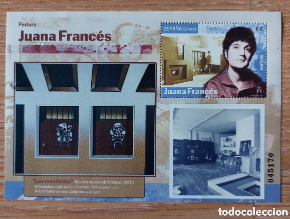 Stamps: 2025 Espa&ntilde;a nuevo Pintura Juana Franc&eacute;s
