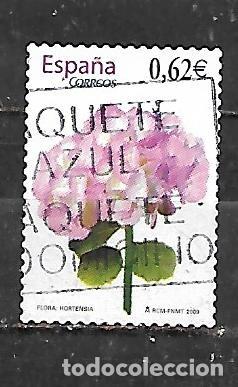 Selos: 2009: Fauna y flora - Hortensia (usado)