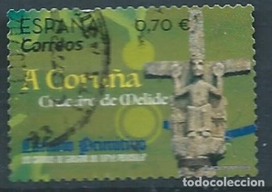 Sellos: ESPA&Ntilde;A 2019 DE CARNET LOS CAMINOS DE SANTIAGO DEL NORTE PENINSULAR: MELIDE USADO ED 5337 MI 5377 YT