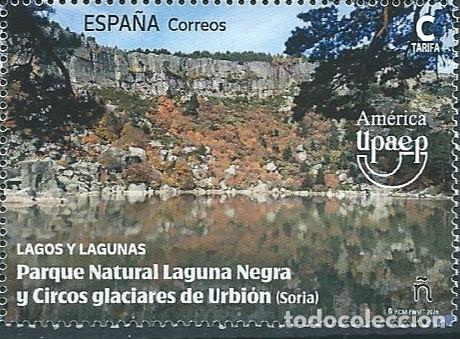 Sellos: ESPA&Ntilde;A 2026 UPAEP LAGOS Y LAGUNAS PARQUE NATURAL LAGUNA NEGRA Y CIRCOS GLACIARES DE URBI&Oacute;N ED 5953