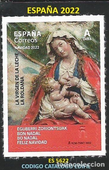 Sellos: ESPA&Ntilde;A 2022 - ES 5622 - VIRGEN DE LA LECHE (NAVIDAD) - 1 SELLO NUEVO