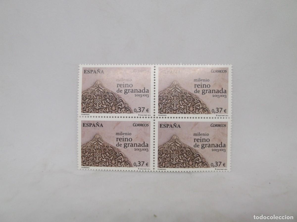 Sellos: Espa&ntilde;a 2013 Milenio Reino de Granada.Lote de cuatro nuevos