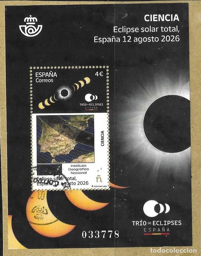 Sellos: HB USADA ( aun por despegar) DE ESPA&Ntilde;A 2026, ECLIPSE SOLAR TOTAL