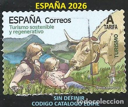 Sellos: ESPA&Ntilde;A 2026 - CODIGO SIN DEFINIR - TURISMO - 1 SELLO USADO