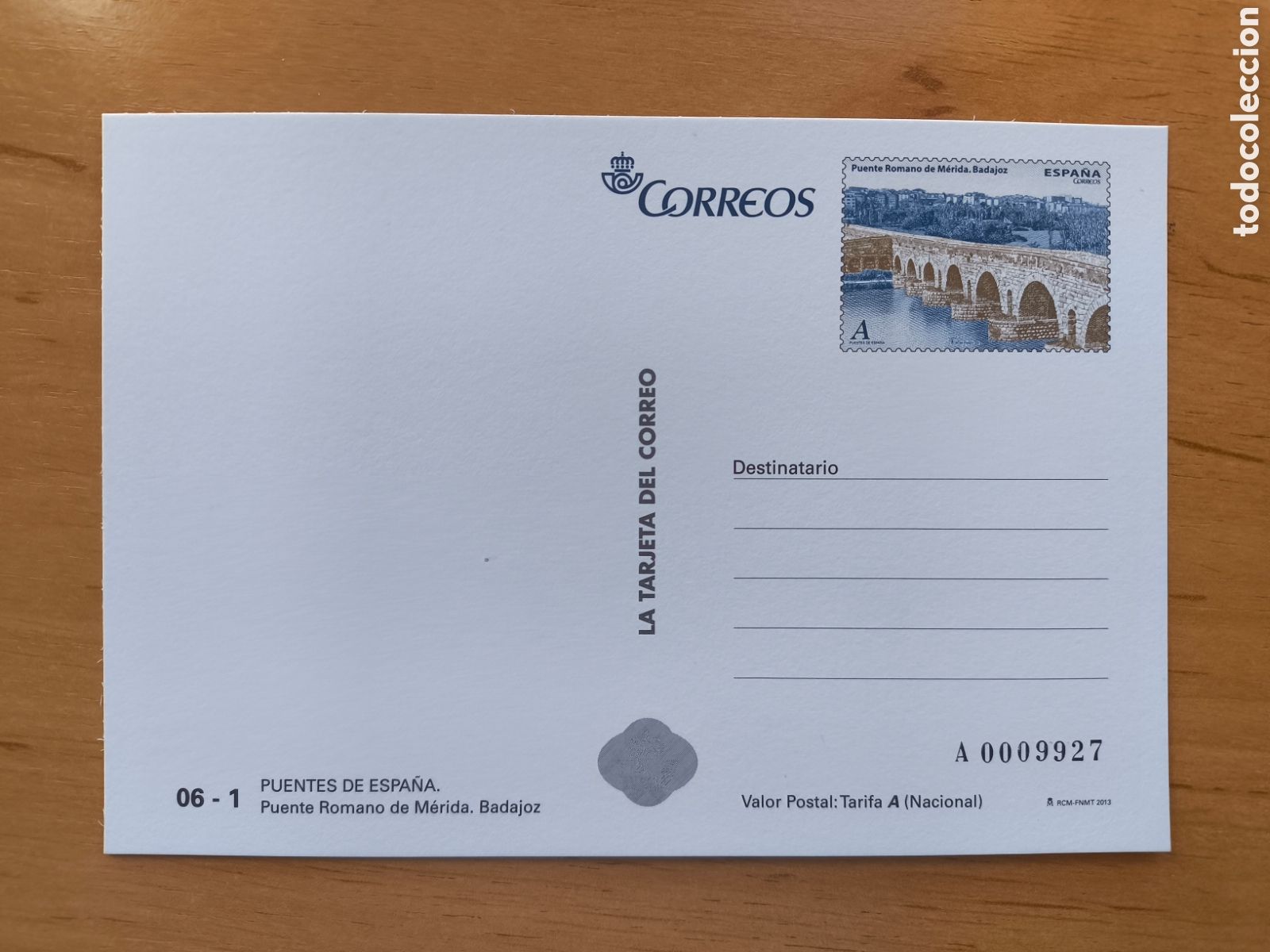 Sellos: Entero postal N91 del 2013