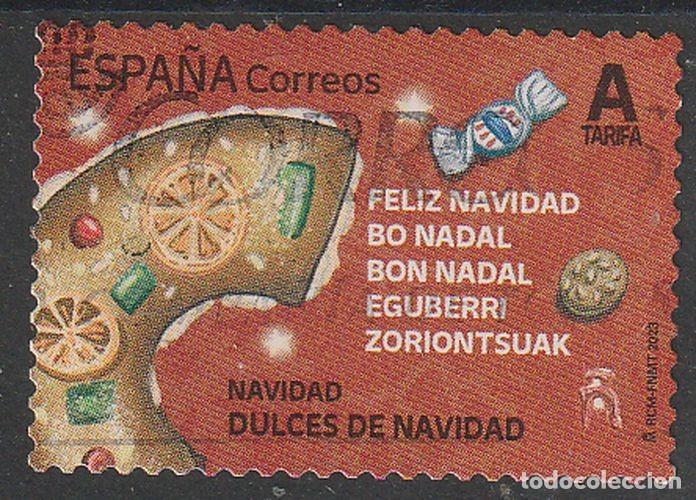 Sellos: Espa&ntilde;a 2023 Edifil 5709 Sello &ordm; Navidad Dulces de Navidad Michel 5762 Yvert 5467 Spain Stamp Timbre