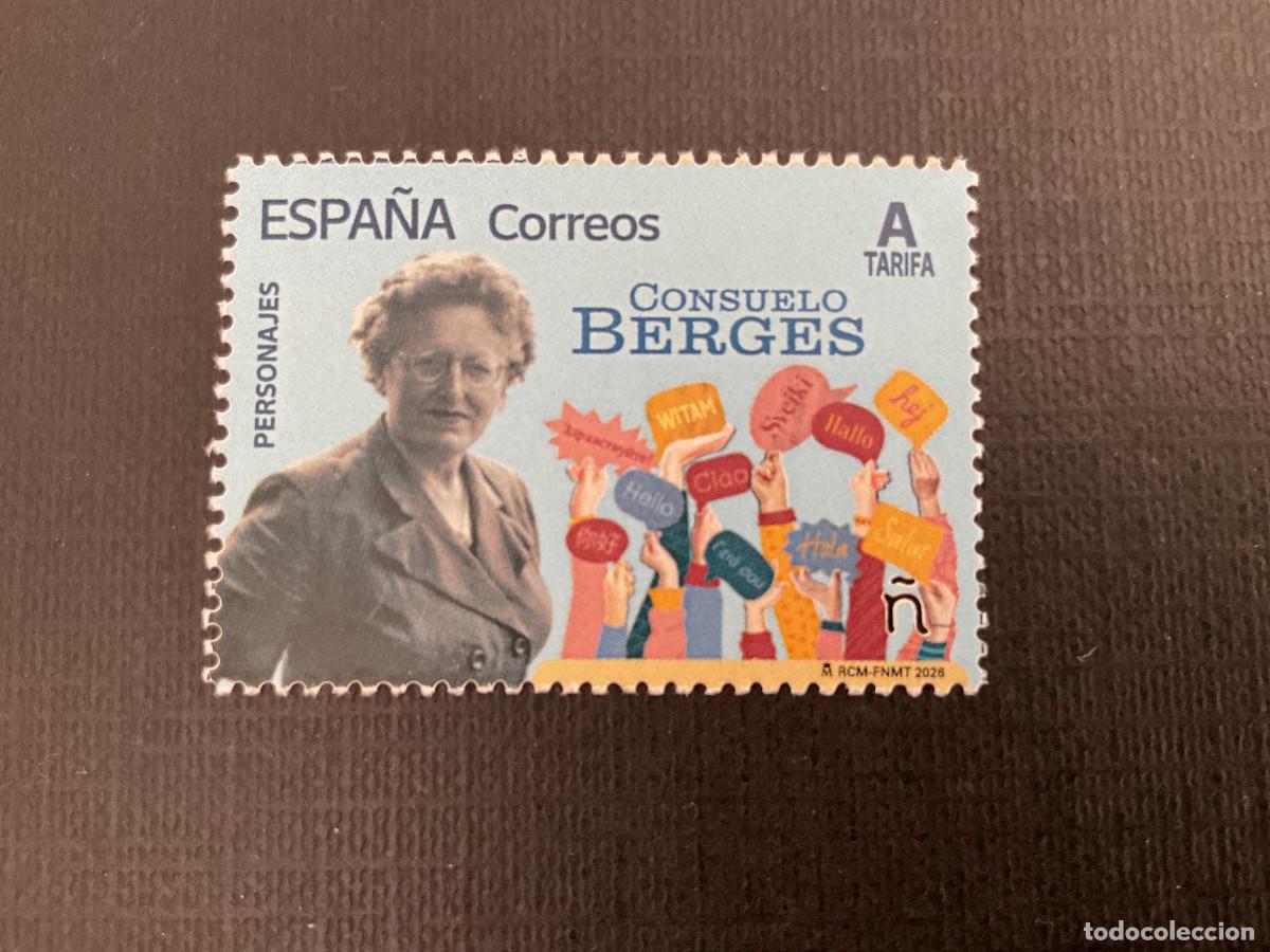 Sellos: ESPA&Ntilde;A A&Ntilde;O 2026. CONSUELO BERGES