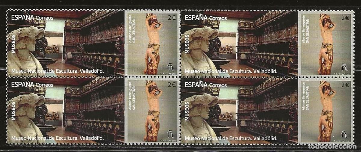Selos: ESPA&Ntilde;A 2026 MUSEO NACIONAL DE ESCULTURA (NUEVO) X4