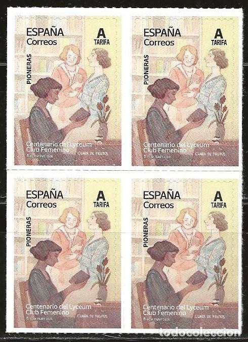 Sellos: ESPA&Ntilde;A 2026 CENTENARIO LYCEUM CLUB FEMENIDO (NUEVO) X4