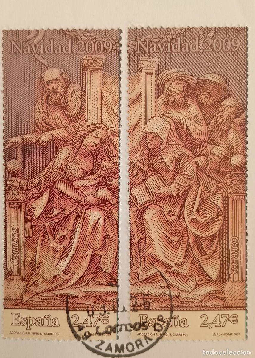 Sellos: ESPA&Ntilde;A EDIFIL 4522 NAVIDAD 2009 USADOS