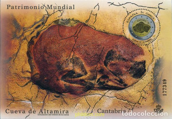 Sellos: 340366 MNH ESPA&Ntilde;A 2015 PATRIMONIO MUNDIAL. CUEVA DE ALTAMIRA