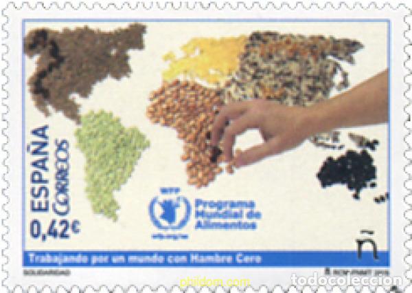 Sellos: 340398 MNH ESPA&Ntilde;A 2015 SOLIDARIDAD. PROGRAMA MUNDIAL DE ALIMENTOS