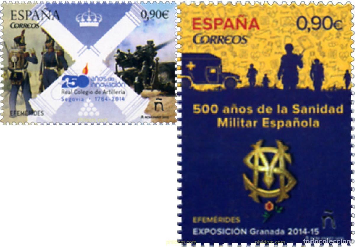 Sellos: 328148 MNH ESPA&Ntilde;A 2015 EFEMERIDES - 250 ANIVERSARIO DEL REAL COLEGIO DE ARTILLERIA - 500 A&Ntilde;OS DE