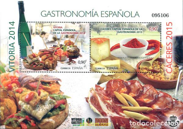 Sellos: 328144 MNH ESPA&Ntilde;A 2015 CAPITAL ESPA&Ntilde;OLA DE LA GASTRONOMIA