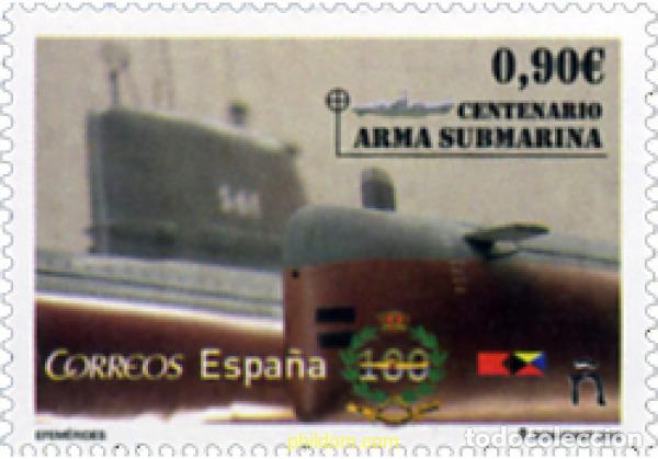 Sellos: 328152 MNH ESPA&Ntilde;A 2015 CENTENARIO DEL ARMA SUBMARINA