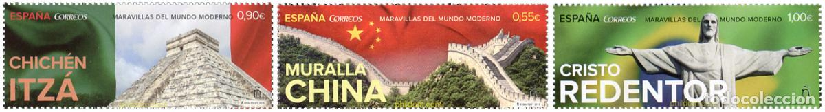 Sellos: 346009 MNH ESPA&Ntilde;A 2015 MARAVILLAS DEL MUNDO