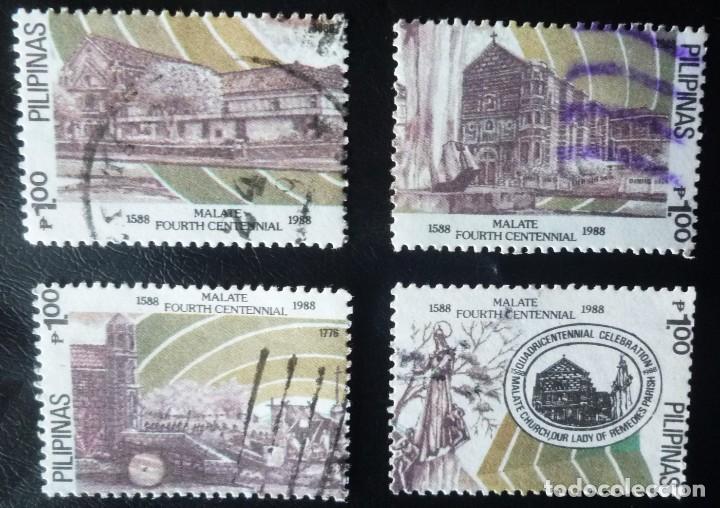 Sellos: CUATRO SELLOS DE FILIPINAS - Foto 1