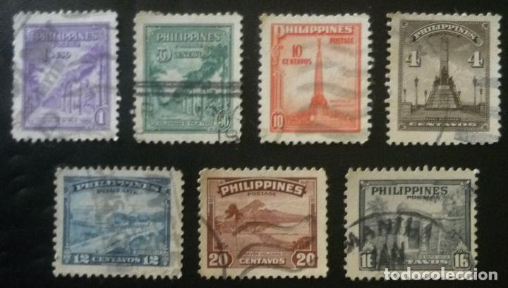 Sellos: SIETE SELLOS DE FILIPINAS - Foto 1