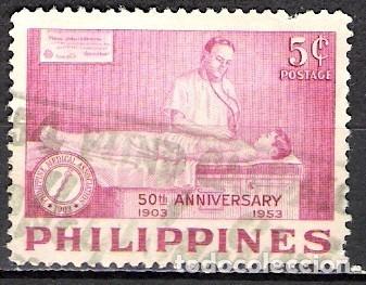 Sellos: FILIPINAS 1953 - USADO - Foto 1