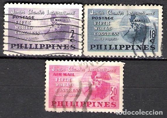 Sellos: FILIPINAS 1950 - USADO - Foto 1