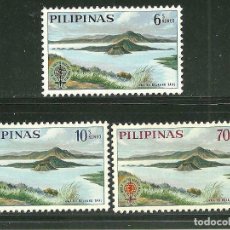Sellos: FILIPINAS 1962 IVERT 553/55 *** ERADICACIÓN DEL PALUDISMO