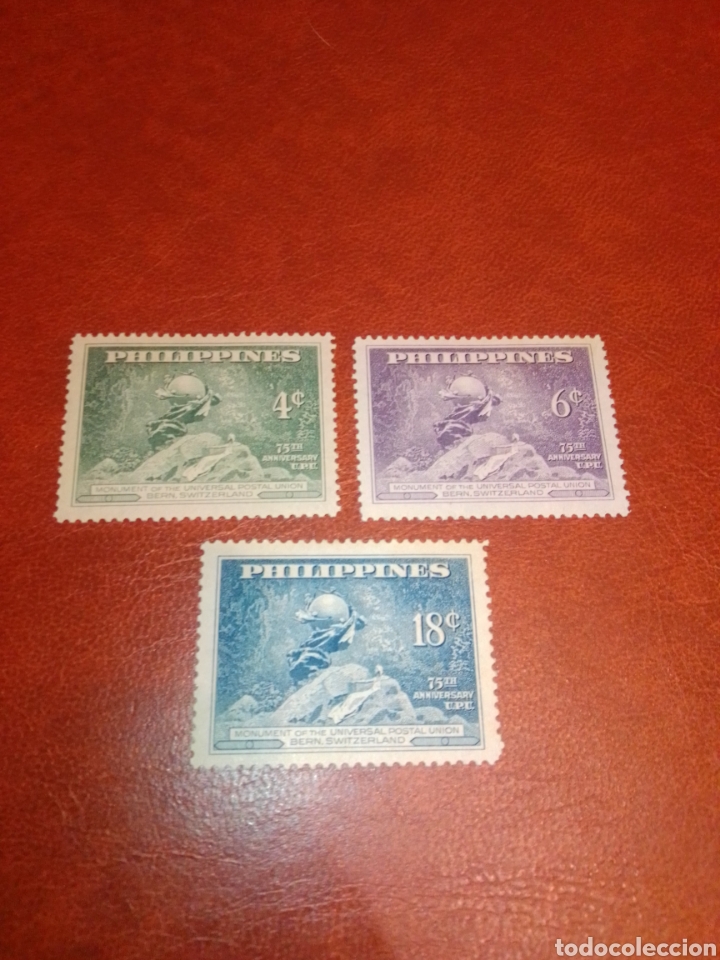 Sellos: UPU 1949 Filipinas ...... - Foto 1