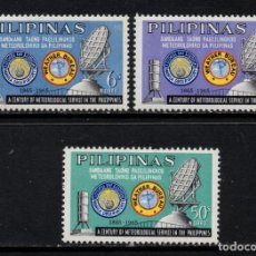 Sellos: FILIPINAS 614/16** - AÑO 1965 - CENTENARIO DEL SERVICIO METEOROLOGICO