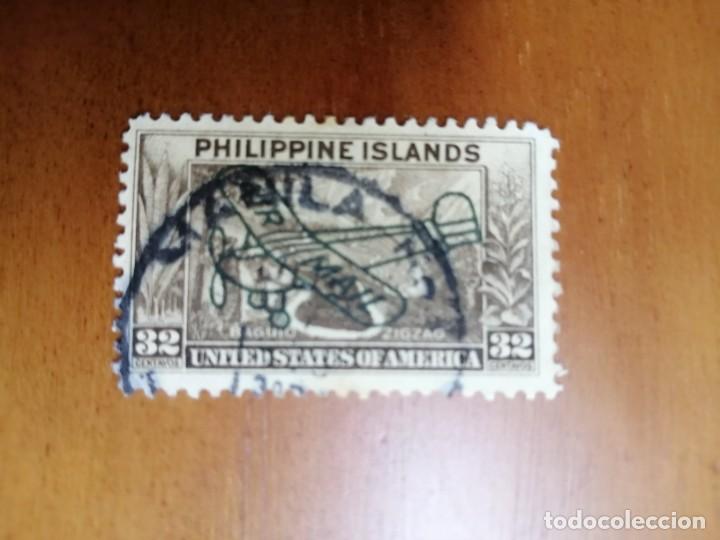 Sellos: FILIPINAS - 32 CENTAVOS - ZIG ZAG - Foto 1
