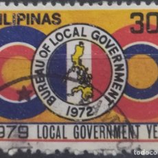 Sellos: FILIPINAS 1979 AÑO DEL GOBIERNO LOCAL. USADO.. Lote 363604240