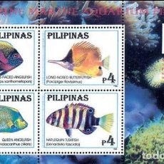 Sellos: FILIPINAS 1996 SHEET MNH FAUNA MARINA FISHES PECES POISSONS PESCI FISCHEN PEIXES MARINE LIFE. Lote 363740615