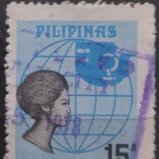 Sellos: FILIPINAS 1975 AÑO INTERNACIONAL DE LA MUJER. USADO.. Lote 363870240