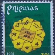 Sellos: FILIPINAS 1976 EL 75 ANIVERSARIO DEL SISTEMA EDUCATIVO FILIPINO. USADO.. Lote 364148911