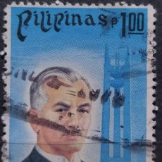Sellos: FILIPINAS 1978 CENTENARIO DE MANUEL L. QUEZON USADO.. Lote 364167401