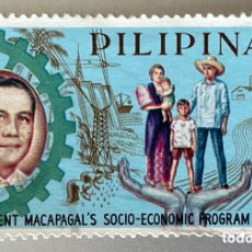 Sellos: FILIPINAS. 1963. PLAN SOCIOECONÓMICO MACAPAGAL. 1963
