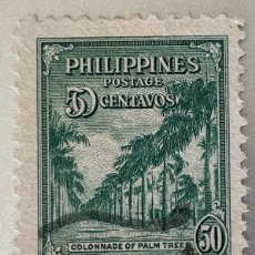 Sellos: FILIPINAS. AVENIDA DE PALMERAS. 1947
