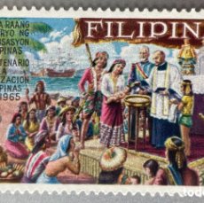 Sellos: FILIPINAS. 400 AÑOS EVANGELIZACIÓN. 1965