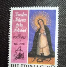Sellos: FILIPINAS 8 P. VIRGEN DE LA SOLEDAD AÑO 1992.. Lote 400892624