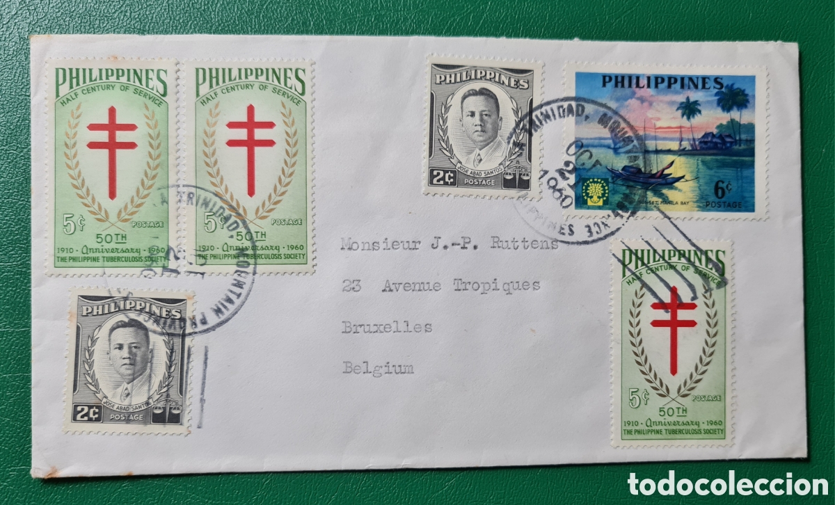 Sellos: 3 Sobres de Filipinas - Foto 5